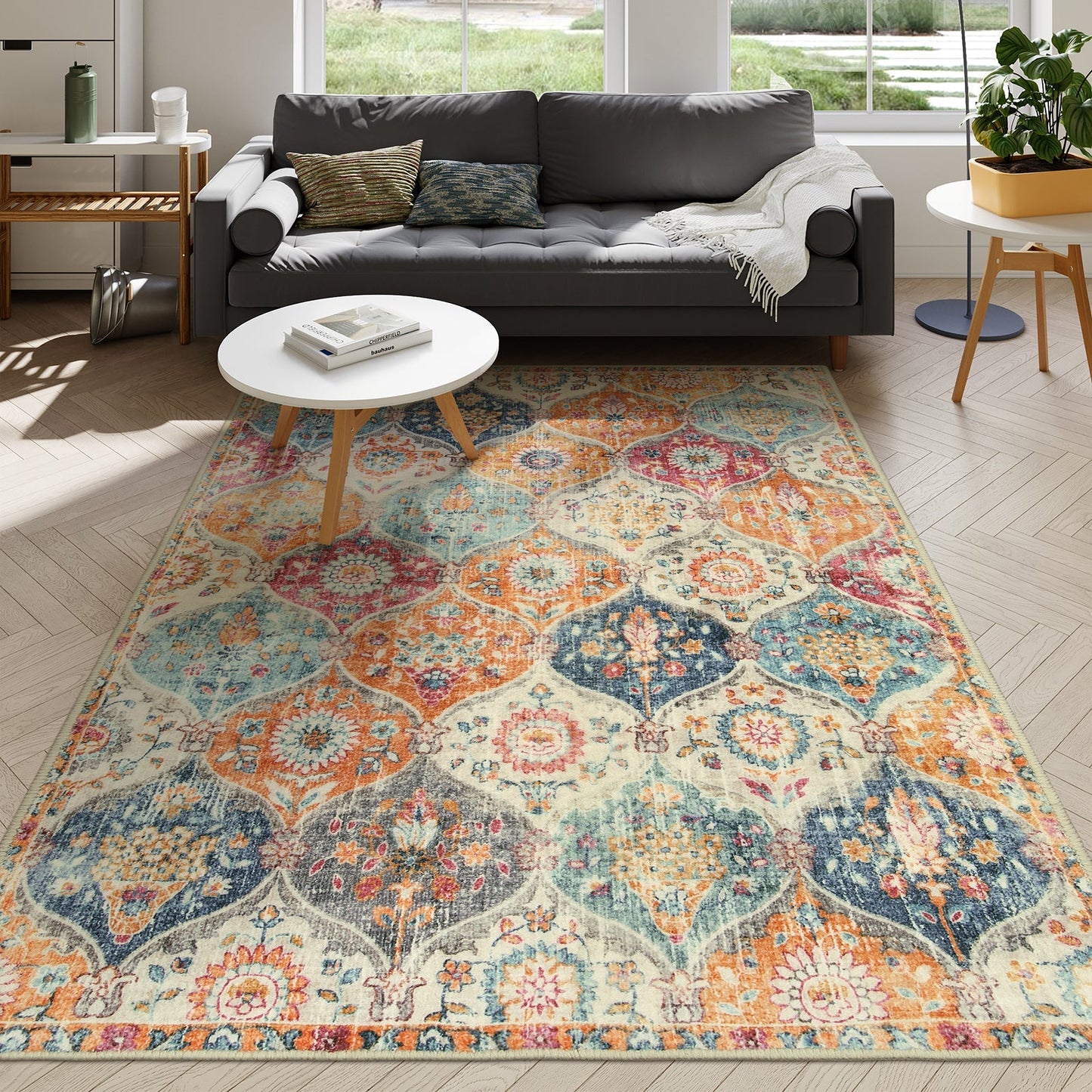 SOFT RUG Moroccan Trellis Cream/Multi Carpets