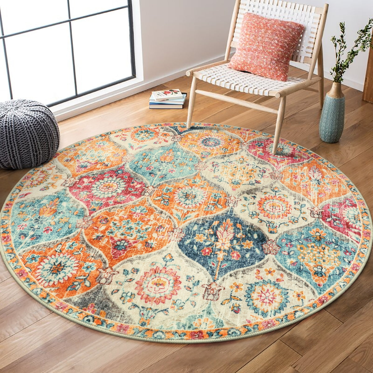SOFT RUG Moroccan Trellis Cream/Multi Carpets